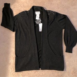 Sideffects Black Cardigan, Size M